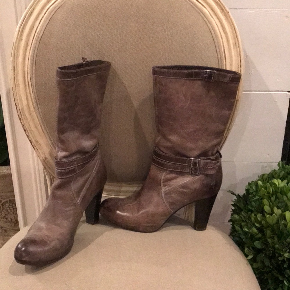 Mid calf Frye boots
